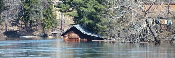 Spring flood